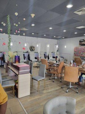 Salon view from front door