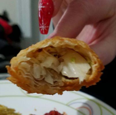 Inside of eggroll