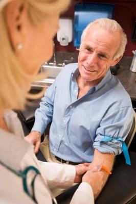 Work with professionals in hospitals or labs.