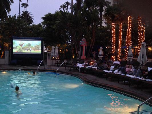 Poolside Dive-In Movie Rental