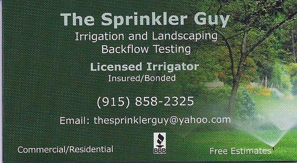 Sprinkler Guy