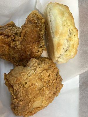 Get the 2 piece and a biscuit!!!