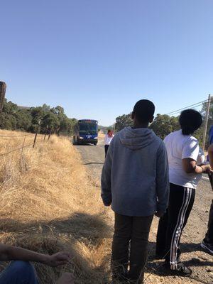 Another bus company to the rescue? Not! Offered to charge us more money to stand up for the next two hours .