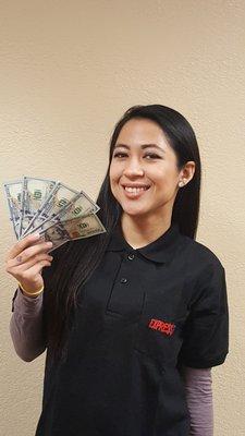 "I got the MAX
at EXPRESS TAX !!!