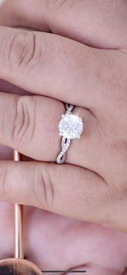 Engagement ring Boo made!