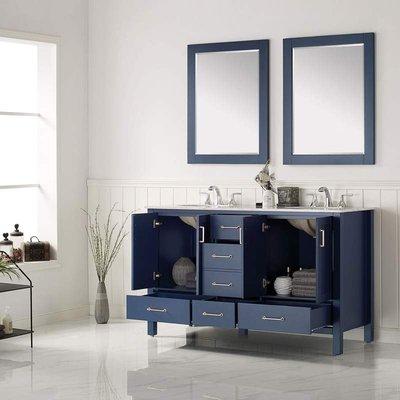 48 Inch Double Sink Bathroom Vanity in Classic Blue