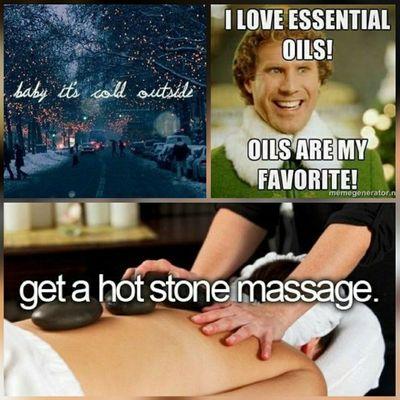 With your next massage recieve a free hot stone add on with aromatherapy of your choice. New client's also get 15% off!
