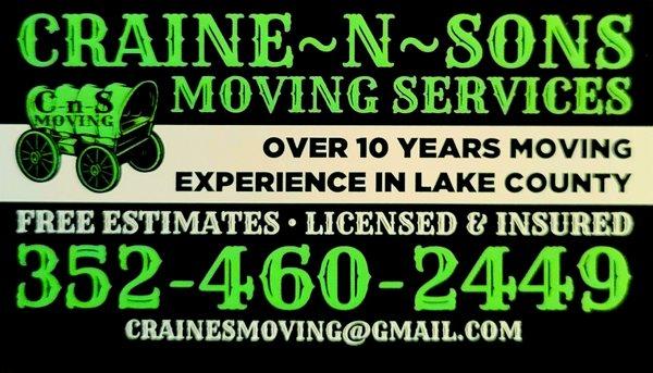 Craine N Sons Moving Service
