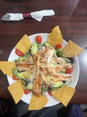 Mexican Salad with Homemade Citrus Honey Dressing