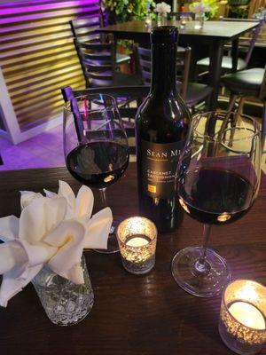 More wine and ambiance.