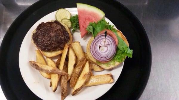 Reggie burger...yum!!