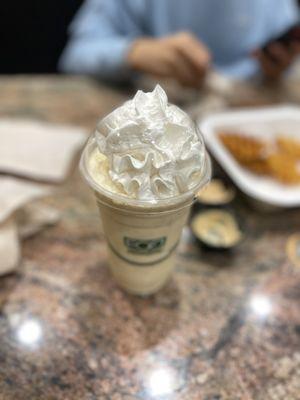 Pumpkin cheesecake milkshake