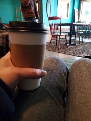 Dirty chai on this dreary day.