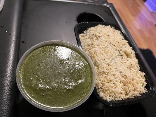 Chicken Saagwala & Jeera Ghe Rice