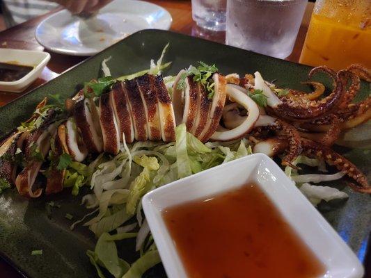 Japanese BBQ squid