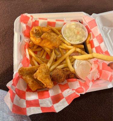 2 piece whitish dinner