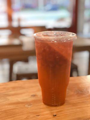 Grape Big League Chew Mega Tea! It tastes like the gum that came in that chew pouch