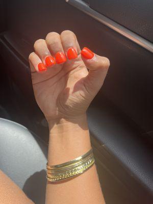 short acrylic nails!