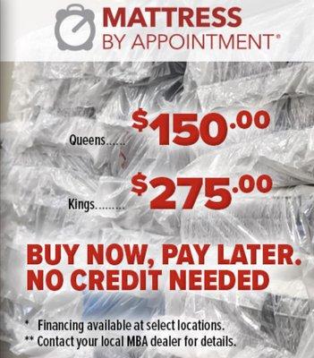 Mattress By Appointment Parker