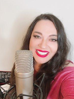 Recording one of my YouTube tutorials