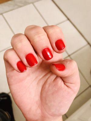 Ready for the holidays with my Gel Manicure