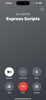 This is the 3rd call today. The first one required that I call my doctor, then the "in network Rx." The 2nd one got "disconnected."