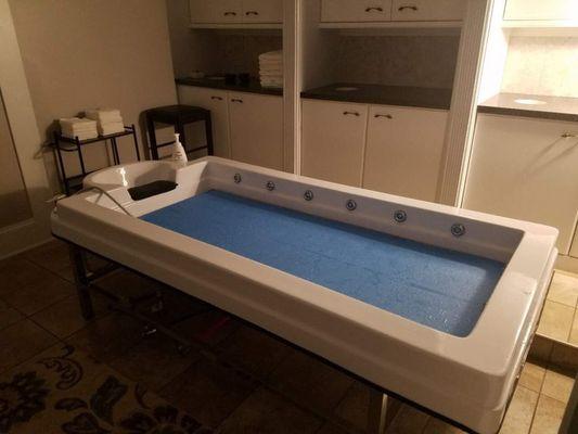 table shower