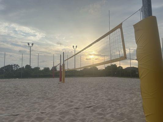 Volleyball courts