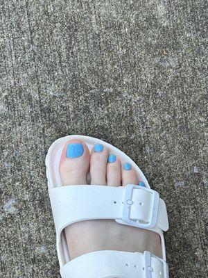 Gel (shellac) pedicure