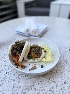 Honey garlic shrimp bao. Awesome