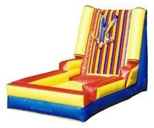 Velcro Wall, gladiator joust, bungee run, jump house, mechanical bull, climbing wall, dunk tank rental for your party.