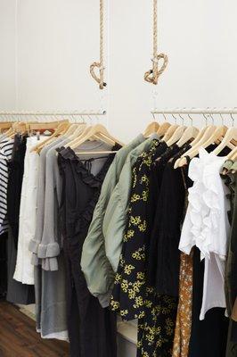 At Theory of Gaia, we don't shy away from Prints, Ruffles, Faux Fur and oversized items. You'll find quality items and the latest trends.