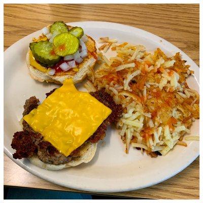 Goopie and hash browns