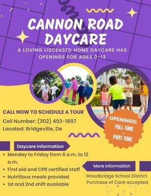 Cannon Road Daycare