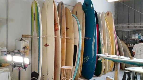boards on deck to be fixed