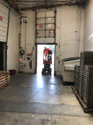 Are your fixtures out of reach? We have the equipment to reach them.