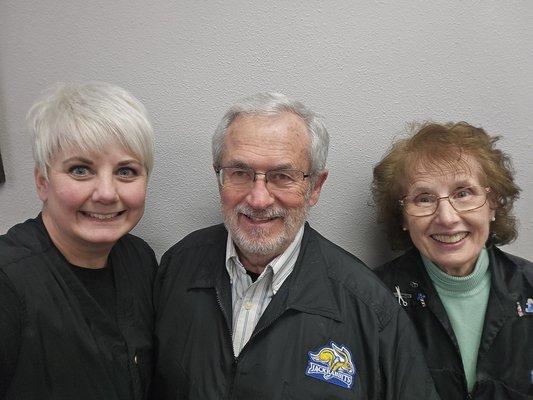 Tina, Jim, and Linda