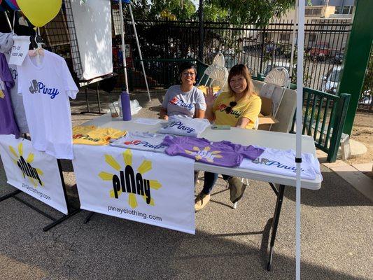 The lovely ladies of PINAY using custom promotional banners at a recent event! Check them out at PinayClothing.com