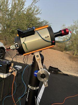 High powered telescope