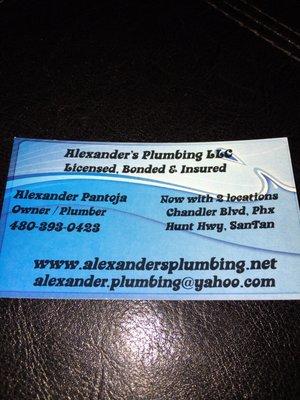 Alexander's Plumbing