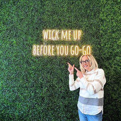 Take a pic in front of our sign!