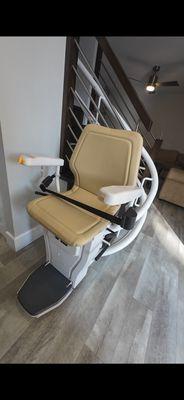 Curved Stairlift Install in Costa Mesa