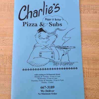 Charlie's Pizza & Sub Shop