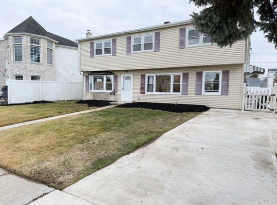 After! Front debris removed.