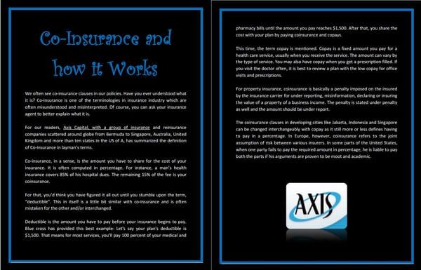 Axis Capital Group Insurance