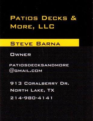 Patios Decks & More
