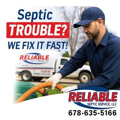 Reliable Septic servicing Metro Atlanta and Surrounding Cities 678-635-5166