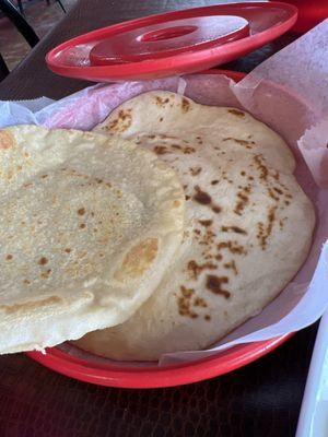 Hand mad Tortilla corn and flour
