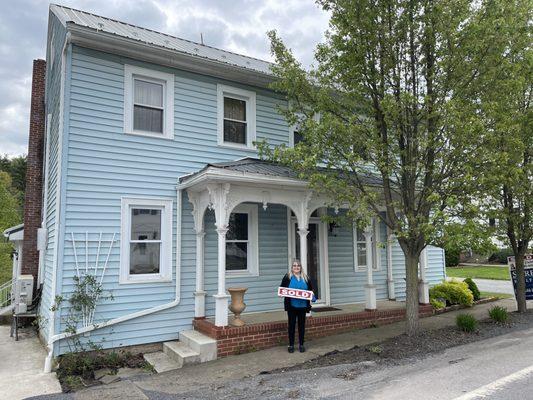 I love my new circ.1852 house! It has so much character. The previous owner remodeled it beautiful to preserve this historic gem!