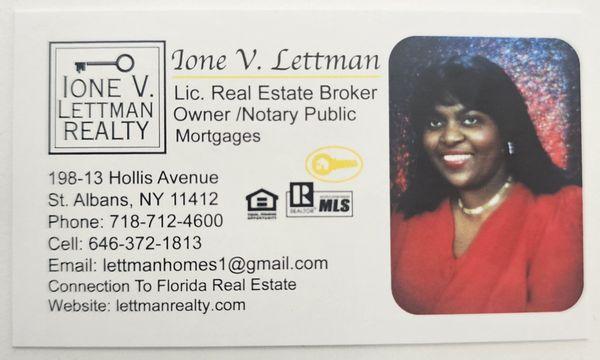 Ione Lettman Realty